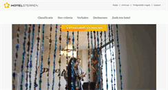 Desktop Screenshot of hotelsterren.nl