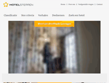 Tablet Screenshot of hotelsterren.nl